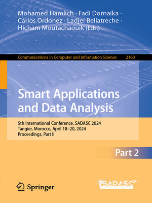 cover image of Smart Applications and Data Analysis